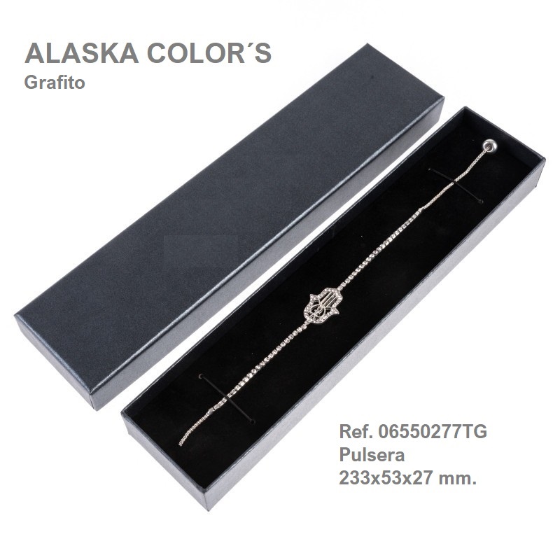 Alaska Color´s GRAFITO pulsera 233x53x27 mm. - Haga un click en la imagen para cerrar